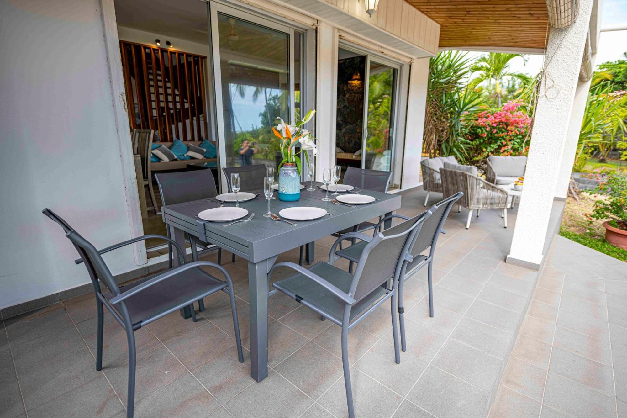 Villa & Bungalow 'Coco Des Sables' Les Pieds Dans L'Eau La Saline Les Bains Eksteriør billede